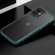 TPU+PC чехол для Apple iPhone 11 (6.1"") - Metal Buttons Зеленый