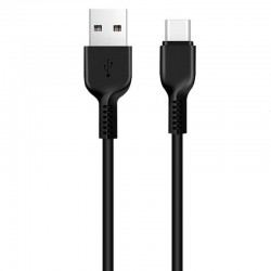 USB кабель для телефона Hoco X20 Flash Type-C Cable (2m) Черный