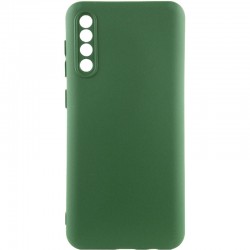 Чехол Silicone Cover Lakshmi Full Camera (A) для Samsung Galaxy A50 (A505F) / A50s / A30s, Зеленый / Dark green