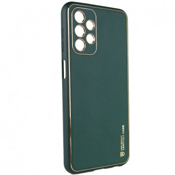 Кожаный чехол Xshield для Samsung Galaxy A23 4G Зеленый / Army green - Samsung Galaxy A23 4G - изображение 1