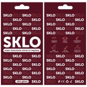 Захисне скло SKLO 3D (full glue) для Samsung A20 / A30 / A30s / A50/A50s/M30 /M30s/M31/M21/M21s, Чорний