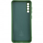 Чехол Silicone Cover Lakshmi Full Camera (A) для Samsung Galaxy A50 (A505F) / A50s / A30s, Зеленый / Dark green