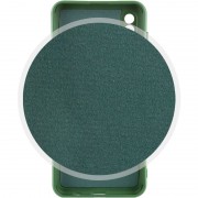 Чохол Silicone Cover Lakshmi Full Camera (A) для Samsung Galaxy A50 (A505F) / A50s / A30s, Зелений / Dark green