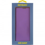 Кожаный чехол книжка GETMAN Elegant (PU) для Samsung Galaxy A23 4G, Сиреневый