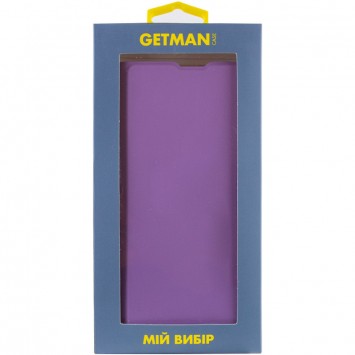 Кожаный чехол книжка GETMAN Elegant (PU) для Samsung Galaxy A23 4G, Сиреневый - Samsung Galaxy A23 4G - изображение 5