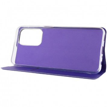 Кожаный чехол книжка GETMAN Elegant (PU) для Samsung Galaxy A23 4G, Фиолетовый - Samsung Galaxy A23 4G - изображение 4