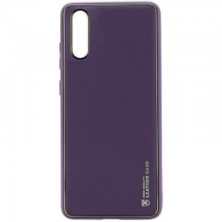 Кожаный чехол Xshield для Xiaomi Redmi 9A, Фиолетовый / Dark Purple
