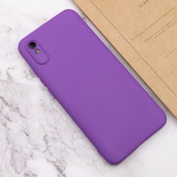 Чехол Silicone Cover Lakshmi Full Camera (A) для Xiaomi Redmi 9A, Фиолетовый / Purple - Xiaomi Redmi 9A - зображення 3 