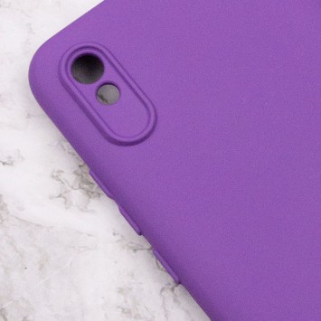 Чехол Silicone Cover Lakshmi Full Camera (A) для Xiaomi Redmi 9A, Фиолетовый / Purple - Xiaomi Redmi 9A - изображение 4