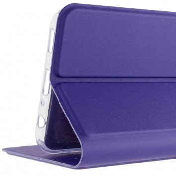 Кожаный чехол книжка GETMAN Elegant (PU) для Xiaomi Redmi 9A, Фиолетовый - Xiaomi Redmi 9A - изображение 3
