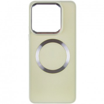 TPU чехол Bonbon Metal Style with MagSafe для Xiaomi 13 Pro, Белый / White - Xiaomi - изображение 1