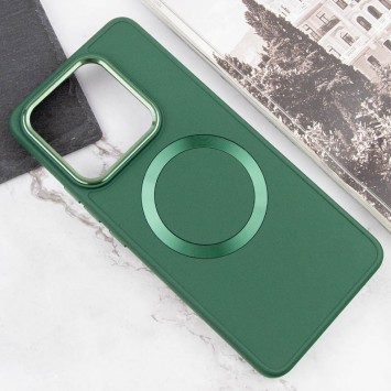 TPU чохол Bonbon Metal Style with MagSafe для Xiaomi 13 Pro, Зелений / Army Green - Xiaomi - зображення 3 