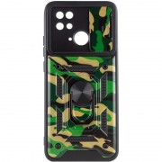 Удароміцний чохол Camshield Serge Ring Camo для Xiaomi Redmi 10C, Зелений / Army Green