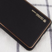 Кожаный чехол Xshield для Xiaomi Redmi 10C, Черный / Black