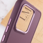 TPU чехол Bonbon Metal Style для Xiaomi Redmi 10C, Бордовый/Plum