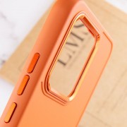 TPU чехол Bonbon Metal Style для Xiaomi Redmi 10C, Оранжевый / Papaya