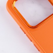 TPU чохол Bonbon Metal Style для Xiaomi Redmi 10C, Помаранчевий / Papaya