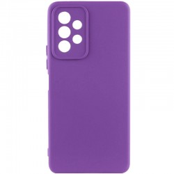 Чехол Silicone Cover Lakshmi Full Camera (A) для Samsung Galaxy A13 4G, Фиолетовый/Purple