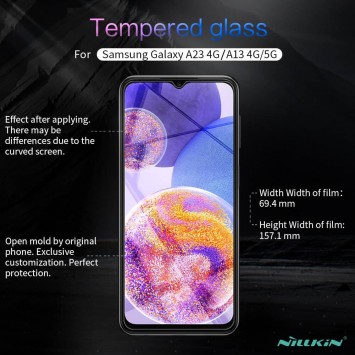 Защитное стекло Nillkin (H) для Samsung Galaxy A13 4G / A23 4G Прозрачный - Samsung Galaxy A23 4G - изображение 2