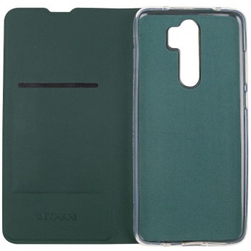 Кожаный чехол книжка GETMAN Elegant (PU) для Xiaomi Redmi Note 8 Pro, Зеленый - Xiaomi Redmi Note 8 Pro - изображение 4
