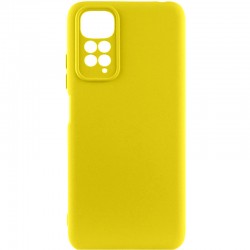 Чехол Silicone Cover Lakshmi Full Camera (A) для Xiaomi Redmi 10, Желтый / Flash