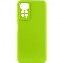 Чехол Silicone Cover Lakshmi Full Camera (A) для Xiaomi Redmi 10, Салатовый / Neon Green