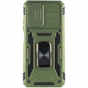 Ударопрочный чехол Camshield Army Ring для Xiaomi Redmi 10, Оливковый / Army Green
