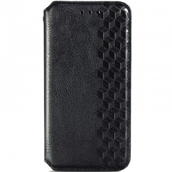 Кожаный чехол книга GETMAN Cubic (PU) для Samsung Galaxy A04, Черный