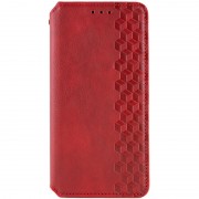 Шкіряний чохол книжка GETMAN Cubic (PU) для Samsung Galaxy A04s, Червоний