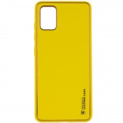 Кожаный чехол Xshield для Samsung Galaxy A04s, Желтый / Yellow