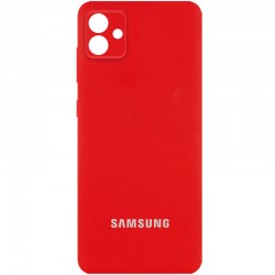 Чехол Silicone Cover Full Camera (AA) для Samsung Galaxy A04, Красный / Red