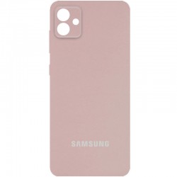 Чехол Silicone Cover Full Camera (AA) для Samsung Galaxy A04, Розовый / Pink Sand