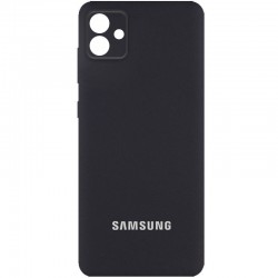 Чехол Silicone Cover Full Camera (AA) для Samsung Galaxy A04, Черный/Black