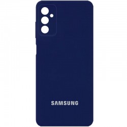 Чехол Silicone Cover Full Camera (AA) для Samsung Galaxy A04s, Темно-синий / Midnight blue
