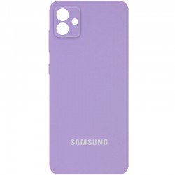 Чехол Silicone Cover Full Camera (AA) для Samsung Galaxy A04e, Сиреневый / Dasheen