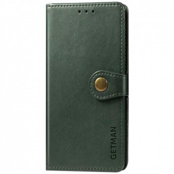 Кожаный чехол книжка GETMAN Gallant (PU) для Samsung Galaxy A04, Зеленый
