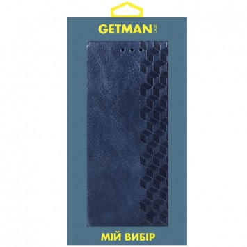 Шкіряний чохол книжка GETMAN Cubic (PU) для Samsung Galaxy A04, Синій - Samsung Galaxy A04 - зображення 5 