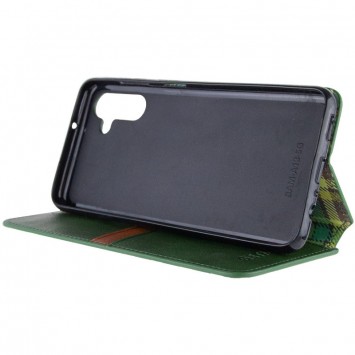 Кожаный чехол книга GETMAN Cubic (PU) для Samsung Galaxy A04s, Зеленый - Samsung Galaxy A04s - изображение 4