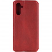 Кожаный чехол книга GETMAN Cubic (PU) для Samsung Galaxy A04s, Красный