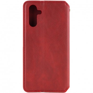 Кожаный чехол книга GETMAN Cubic (PU) для Samsung Galaxy A04s, Красный - Samsung Galaxy A04s - изображение 1