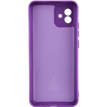 Чехол Silicone Cover Lakshmi Full Camera (A) для Samsung Galaxy A04, Фиолетовый/Purple - Samsung Galaxy A04 - изображение 1