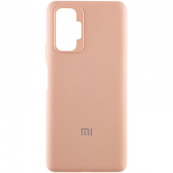 Чохол Silicone Cover Full Protective (AA) Для Xiaomi Redmi Note 10 Pro / 10 Pro Max (рожевий / Pink Sand)