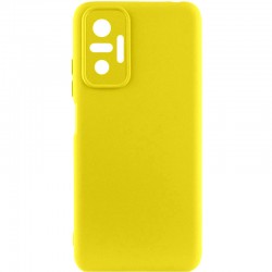 Чехол Silicone Cover Lakshmi Full Camera (A) для Xiaomi Redmi Note 10 Pro / 10 Pro Max, Желтый / Flash