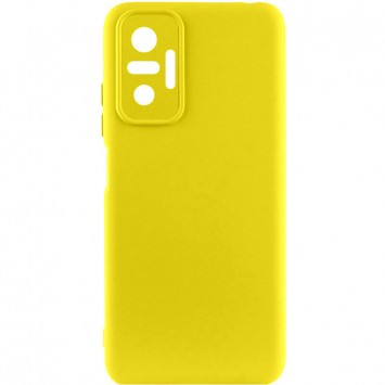 Чехол Silicone Cover Lakshmi Full Camera (A) для Xiaomi Redmi Note 10 Pro / 10 Pro Max, Желтый / Flash