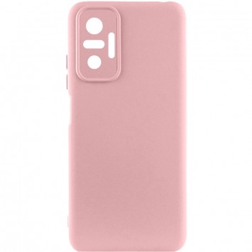 Чохол Silicone Cover Lakshmi Full Camera (A) для Xiaomi Redmi Note 10 Pro / 10 Pro Max, Рожевий / Pink
