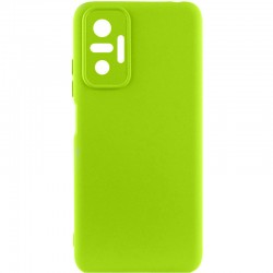 Чохол Silicone Cover Lakshmi Full Camera (A) для Xiaomi Redmi Note 10 Pro / 10 Pro Max, Салатовий / Neon Green