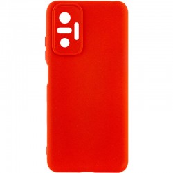 Чехол Silicone Cover Lakshmi Full Camera (AAA) для Xiaomi Redmi Note 10 Pro / 10 Pro Max, Красный / Red