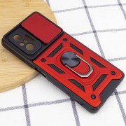 Ударопрочный чехол Camshield Serge Ring для Xiaomi Redmi Note 10 Pro / 10 Pro Max, Красный