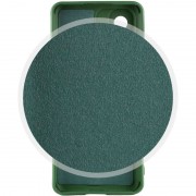 Чехол Silicone Cover Lakshmi Full Camera (A) для Xiaomi Redmi Note 10 Pro / 10 Pro Max, Зеленый / Dark green