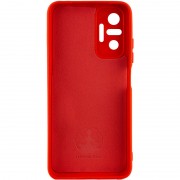 Чехол Silicone Cover Lakshmi Full Camera (AAA) для Xiaomi Redmi Note 10 Pro / 10 Pro Max, Красный / Red